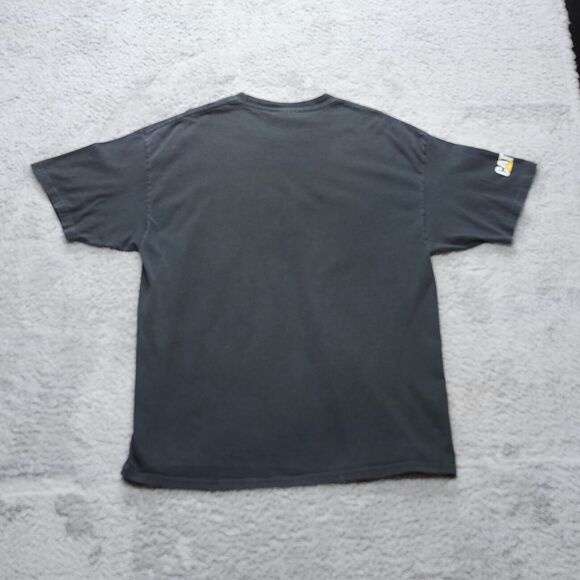 VTG  Cat Caterpillar Loader Larger Than Life T Shirt  Size XL Rare USA Work - Picture 9 of 12